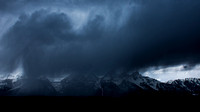 Lightning in the Tetons